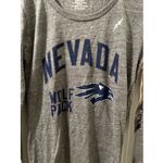 Blue 84 Nevada Wolf Pack Women's Juniors Long Sleeve T-Shirt Graphic Size M Gray Photo 4