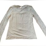 NEW Lauren Ralph Lauren Petite Modern Cream Romantic Dreamy Sheer Rose Print Top Size undefined Photo 2