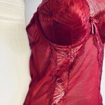 Frederick's of Hollywood FREDERICK'S OF HOLLYWOOD x MEGAN FOX LEIA SCALLOPED LACE TEDDY BODYSUIT Small Photo 3