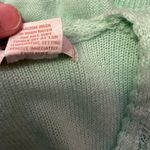 Vtg 70s mint green cardigan vest Size M Photo 3