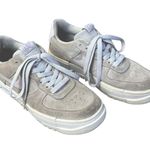 Nike  AIR FORCE ONE Fontanka Pearl White Light Bone Suede Platform Sneakers Sz 7 Photo 0