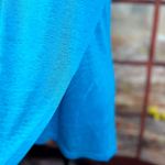 Socapri Tank Top 100% Flax Mediterranean Blue Made in Italy L Size L Photo 7