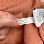 Madewell V-Neck Full Sleeve Top Shirt Blouse in Rust Orange Medium Photo 6