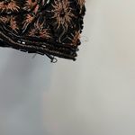 Adrianna Papell Vintage Evening Silk Beaded Embroidered Jacket Black Copper S Photo 7