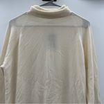 J. McLaughlin  100% Cashmere Cream Long Sleeve Turtleneck Sweater Sz L‎ NEW Photo 1