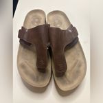 SO Espadrille Cork Platform Sandals Size 8 Brown Multi color Thong Flip Flop Y2K Photo 1