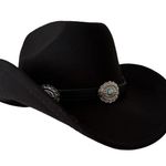 Cowboy hat with turquoise pendants Black Photo 0