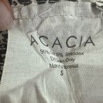 Acacia Snapper Silk Short Overall Cape Cod Romper Snake Print Pattern Size Small Black Photo 2