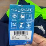 Dolfin Aquashape one piece swimsuit, navy/lime size 8 Photo 5