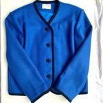 Pendleton vintage jacket - 100% wool made in the USA - blue and black - size 12 Photo 6
