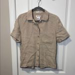 Talbots  100% Irish Linen Women's Vintage Button Down Top Photo 0