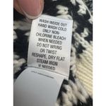 Apt. 9 Women’s  Cardigan Size Large Black White Textured Wool Stitch Flyaway Front Photo 4