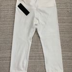 NWT Ododos White Cropped Yoga Leggings Small Photo 0