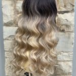 Sidepart ombré beach wave Swisslace lacefront Photo 5
