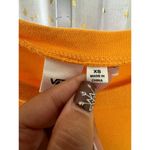 Vans Women's 100% Cotton Yellow Checkered Cropped Mango Mojito Tee T-Shirt XS Photo 5