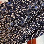 Eloquii Intricate Colored Blue Elements Blouse w Puffy Sleeves, great condition Photo 4