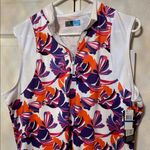 PGA Tour  White and Purple Sleeveless Top Photo 6