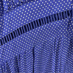 Anthropologie Maeve Blue Polka Dot Eyelet Jumpsuit Photo 3