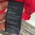 Tommy Hilfiger  Red/Dark Rose Open Knit Crew Neck Sweater - Size Large Photo 5