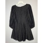 Anthropologie Corey Lynn Calter Odette Mini Dress sz M Black floral jacquard New Size M Photo 7