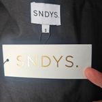 NEW SNDYS. Ellie Wrap Mini Dress‎ in Black Small Photo 5