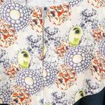 RARE Desinger Silvia Hillman Abstract Silk Beaded Top Limited Release EUC Size 6 Yellow Photo 6