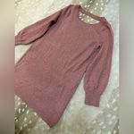 Vila clothes pink long sleeve sweater dress women’s size large Photo 3