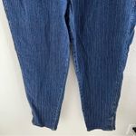 American Eagle Mom Jeans Button Ankle Stripe Denim 16 Photo 9