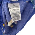 Old Navy  Women's Size Small Blue Floral Long Sleeve Knee Length Dress Photo 4