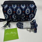 Vera Bradley Marrakesh Motifs All in One Crossbody & Wristlet Navy Blue New Photo 0