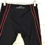 Lorna Jane Lorna Jean Capri Crop Tight Leggings Womens S Black Pink Contrast Sporty Photo 8