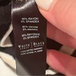 White House | Black Market  Women XS Black White Peach Stripe Tunic Shirt Dress NEW Photo 4