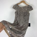 Lulus NWT  Star Appeal Silver Rose Gold Sequin Bodycon Mini Dress Medium Photo 13
