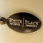 White House | Black Market silver tone chain with beads in black, silver, red and Photo 6