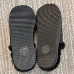 Michael Kors Slipper Janis Black Glitter House Shoes Faux Fur Slip On 6.5 7 Photo 5