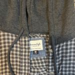 American Eagle Cropped  Flannel with hood Photo 1