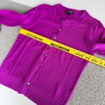 Banana Republic Fuschia Purple Merino Wool Cardigan Sweater Size Small Photo 7