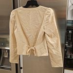 Reformation ๐๐ Callie Top - Yellow Plaid ~ 4 NWOT Photo 6