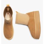 Dream Paris DREAM PAIRS FuzzyChic Sock-Top Platform Mid-calf Snow Boots Photo 1