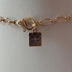 Gold and Multicolored Oval Link Necklace NWOT Photo 4