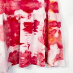 Loft Ann Taylor  Large Skirt Handmade Tie Dye Pink A Line Trumpet Preppy Boho 516 Photo 9