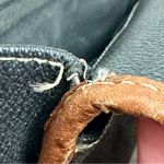 Esprit Black Brown Leather Crossbody Bag 80s Icon Preppy GenX Vintage Cool Photo 4