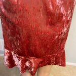 Betsey Johnson dark Pink Velvet Robe with Ruffled Collar Photo 7