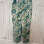 Talbots Teal And Yellow Heritage Dress Pants Size 10 Photo 1