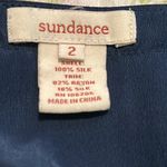 Sundance midnight blue sleeveless silk dress size 2 Blue Photo 7