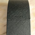 Prada Women’s Aviatior Sunglasses Gold Frame Blue Tint Authentic w/Case Photo 14