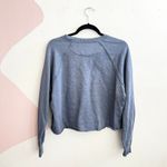 Aerie Distressed Crop Sweatshirt Cozy Soft Casual Loungewear Cozy XS Photo 1