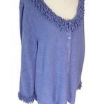 Coldwater Creek Fringe Trim Cardigan Photo 1
