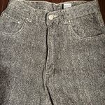Newport News Vintage black and white chevron jeans Size 6 Photo 4