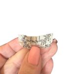 Free People  Black 3/4 Sleeve Cotton Blend Turtle Neck Blouse Women Sz M Photo 5